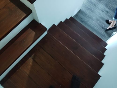 Dunaharaszti: régi beltéri lépcső